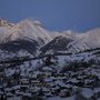 Abendstimmung über Bürchen