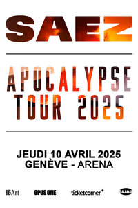 Saez : concert 2025 à Genève